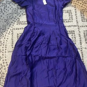 Banana Republic Royal Purple Midi Dress